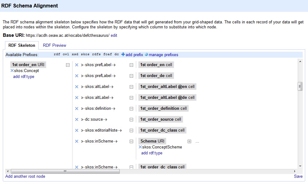 rdf schema alignment